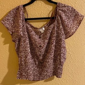 Burnt orange crop top